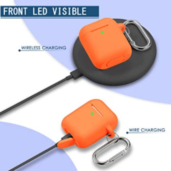 AirPods Case Cover with Keychain, Full Protective - Picture 4 of 7